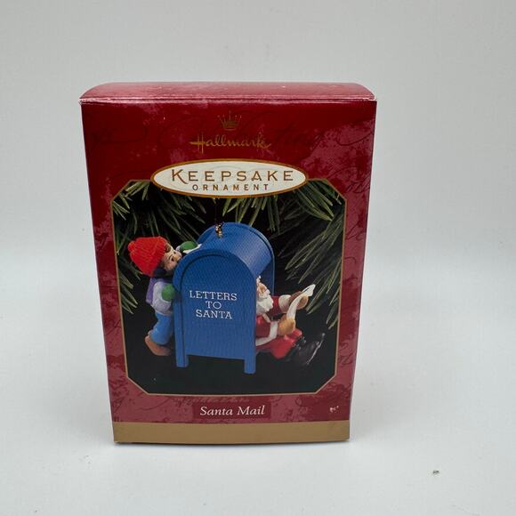 Hallmark Keepsake Santa Mail Christmas Ornament 1997 - Picture 1 of 6